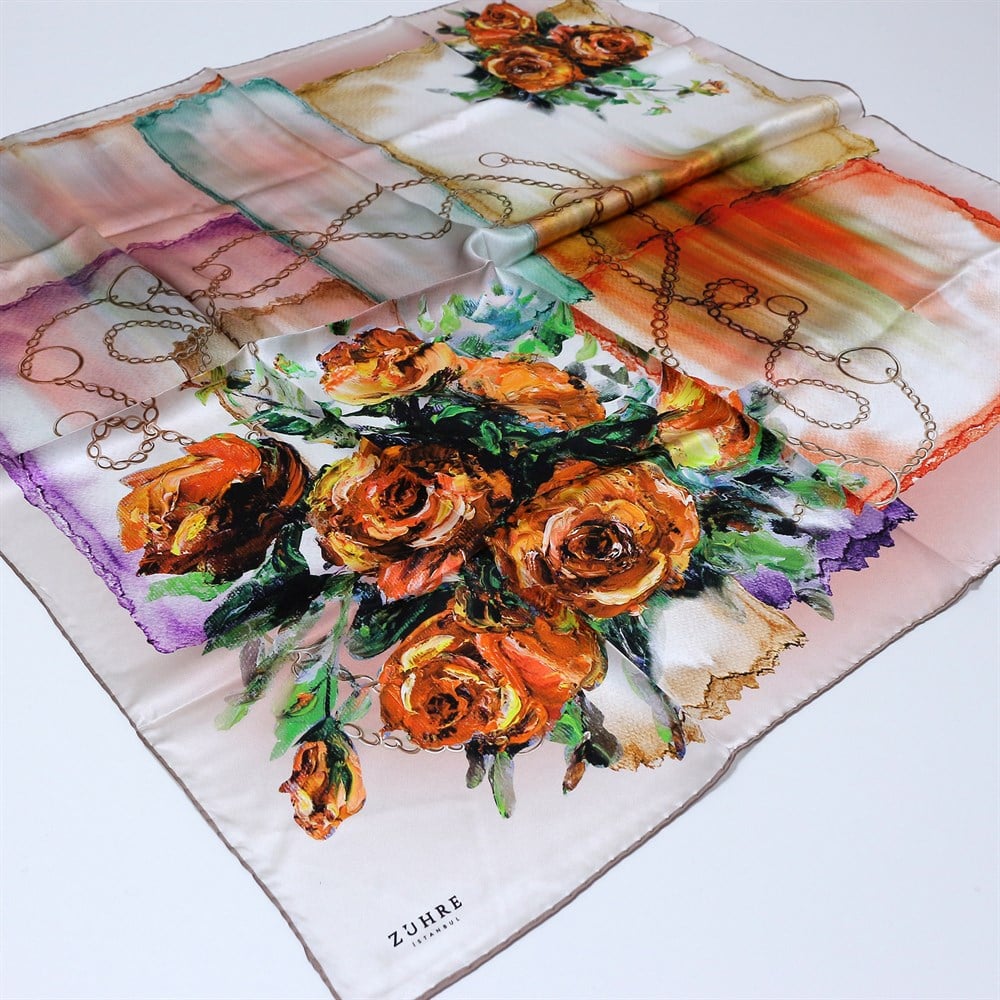 Zühre İpek Eşarp 2020 İlkbahar Yaz - Z4795 01 - Sura