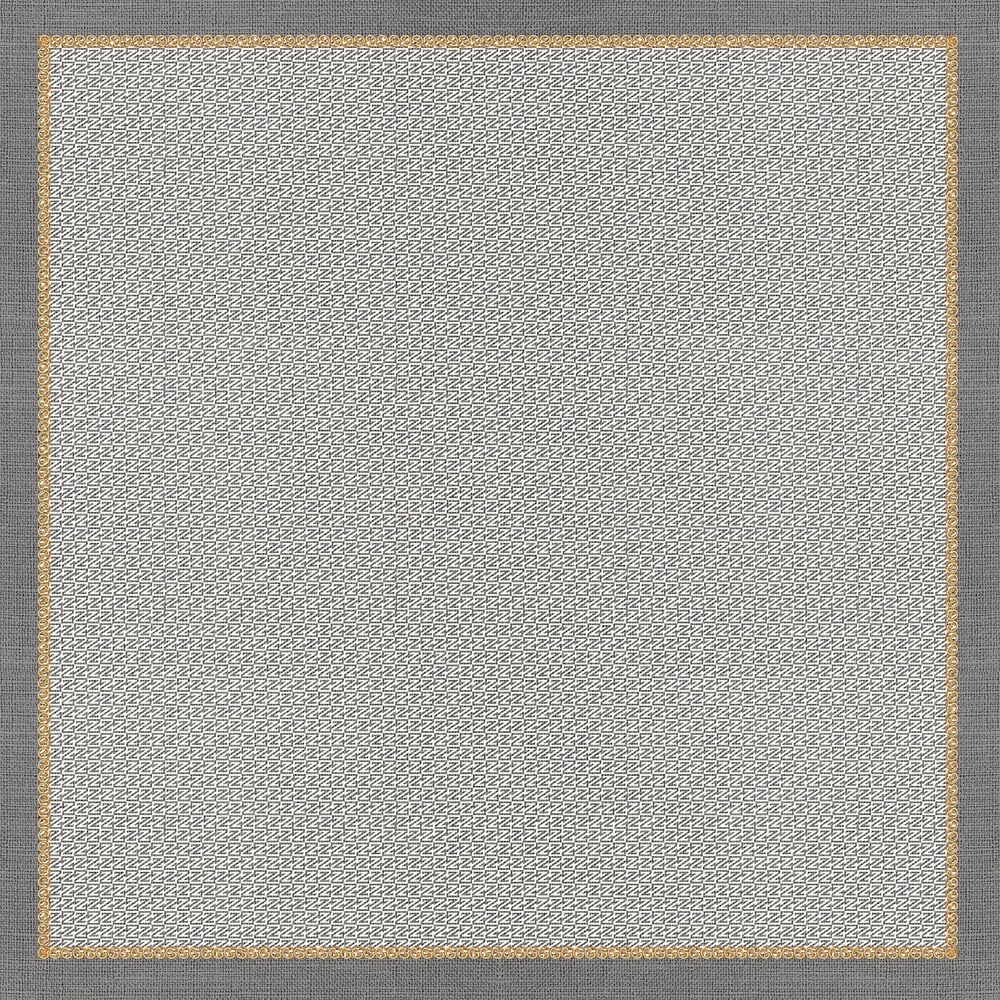 Zühre İpek Eşarp Monogram Desen - V27 - Sura