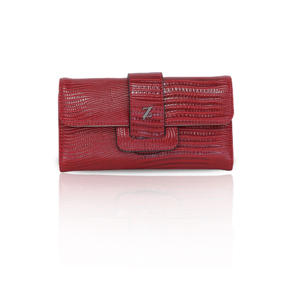 Zühre Lazer Cüzdan - C0009 - Kırmızı