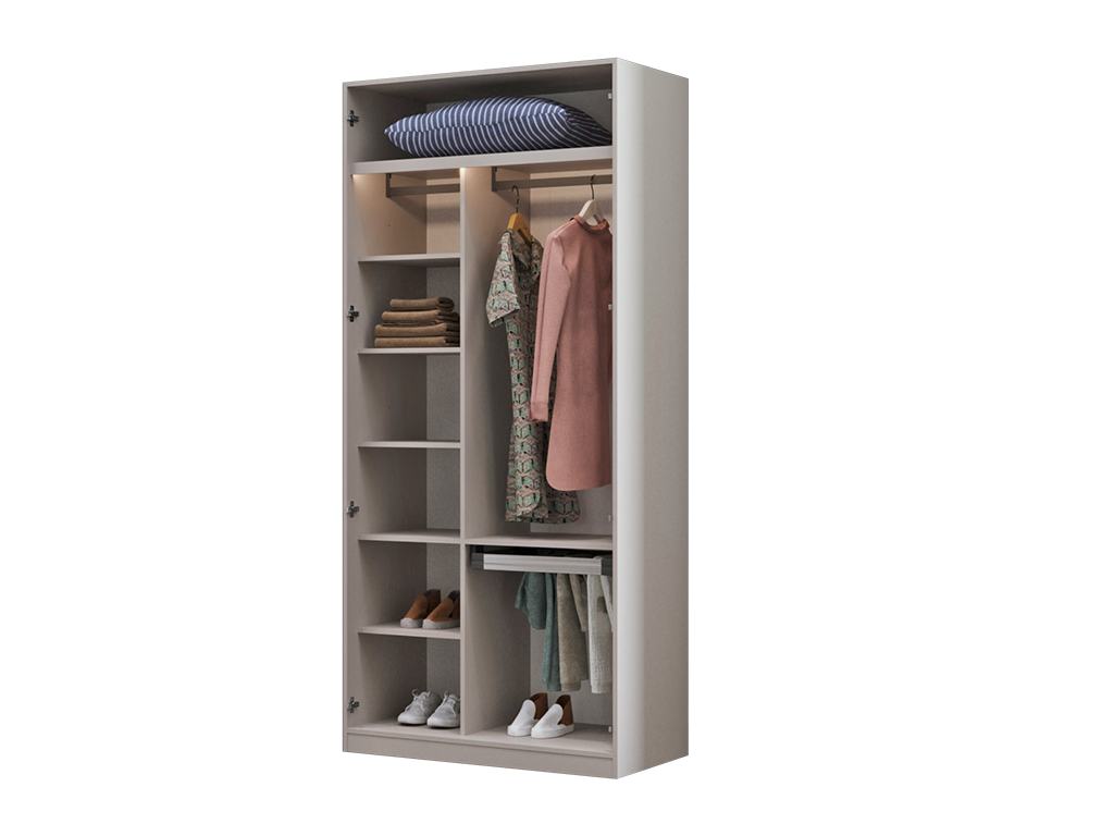 AKYOL 100 CM V3 PANTOLONLUKLU DOLAP