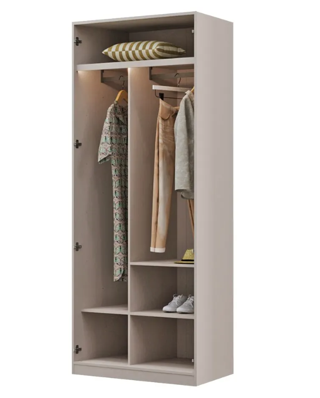 AKYOL 100 CM V4 DAR BOY ASKILILI DOLAP