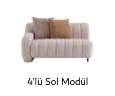 BELİZE DÖRTLÜ SOL KOLLU MODÜL