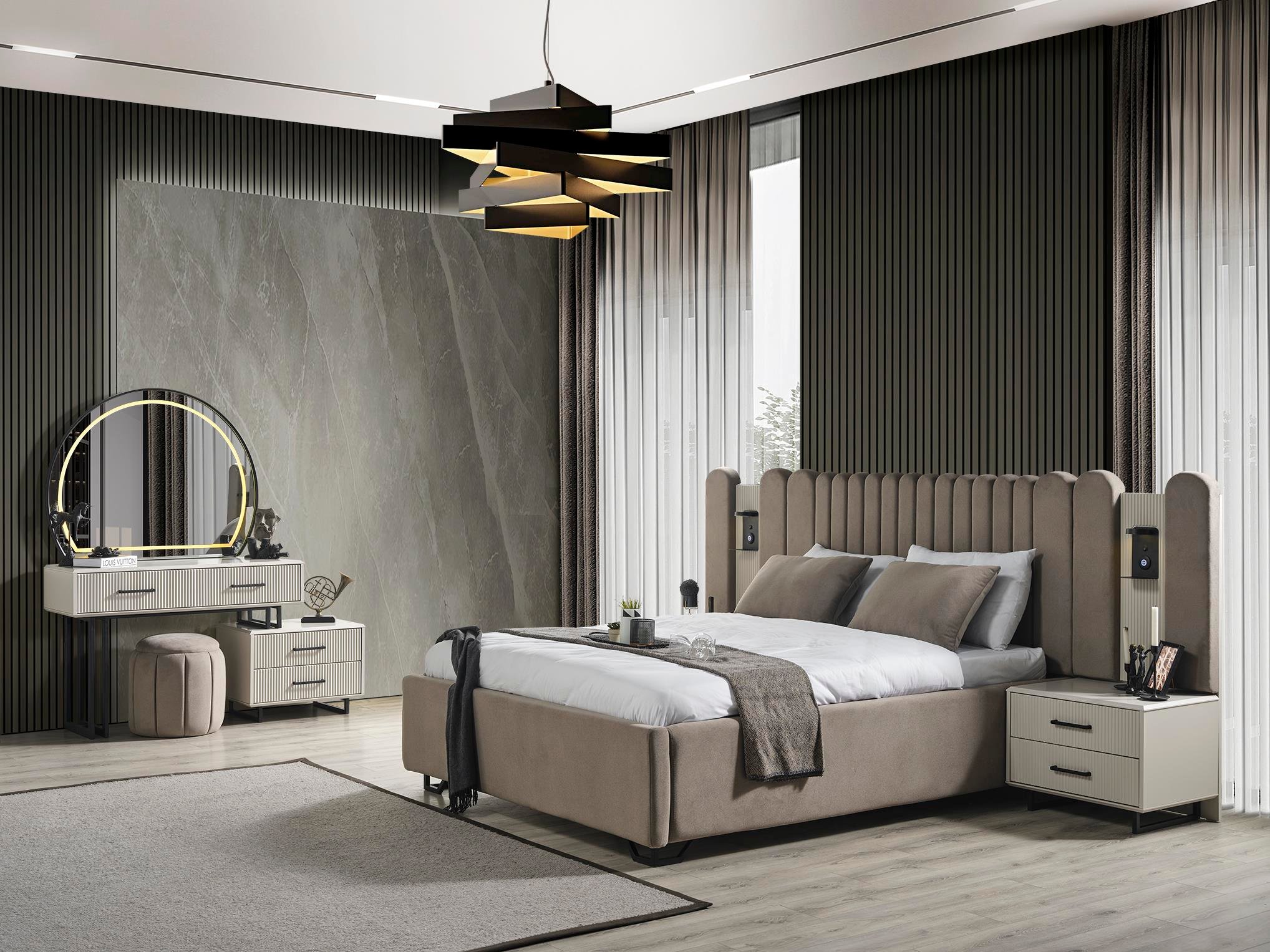 BLACK LİNE YATAK ODASI TAKIMI