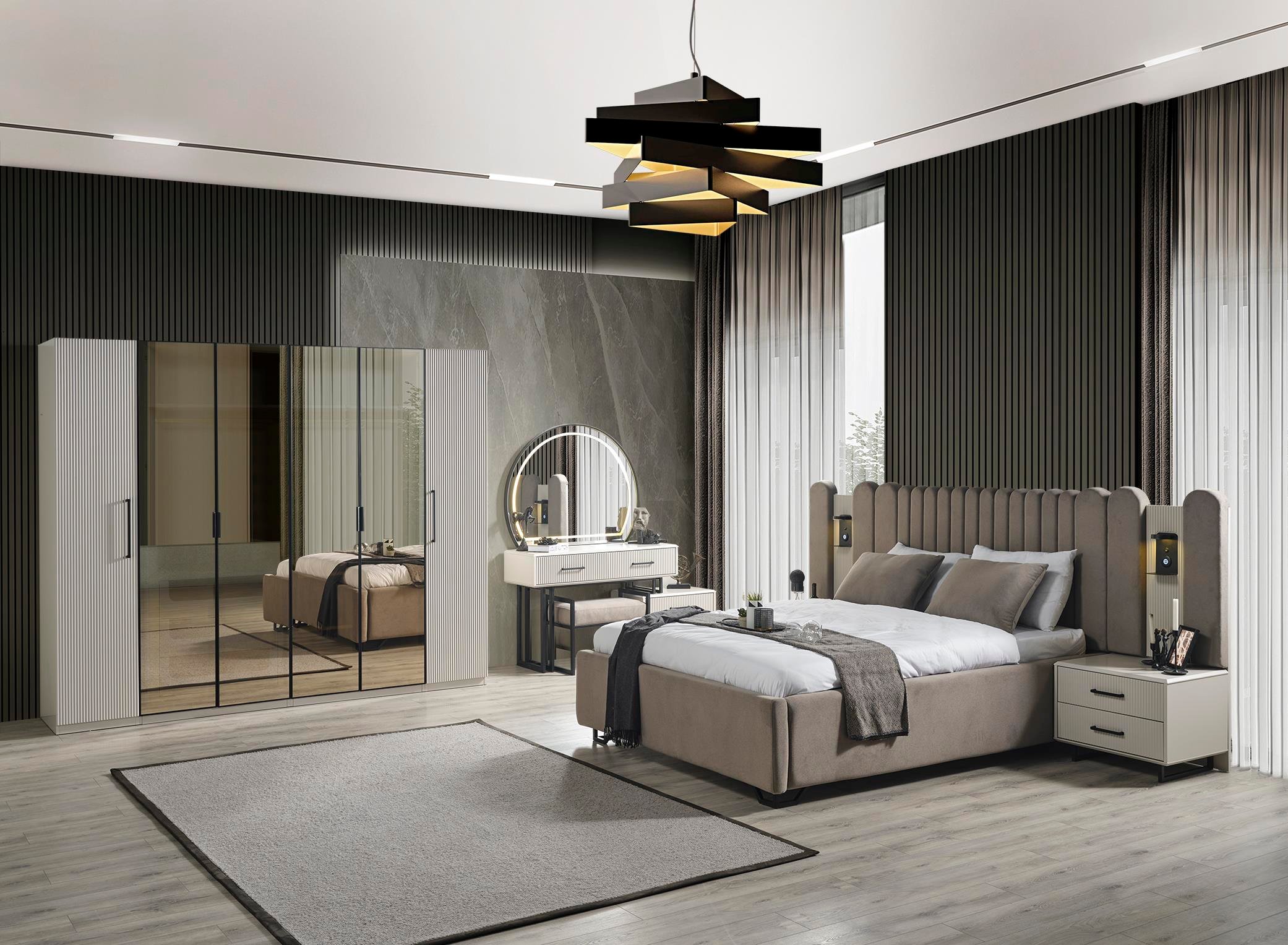 BLACK LİNE YATAK ODASI TAKIMI