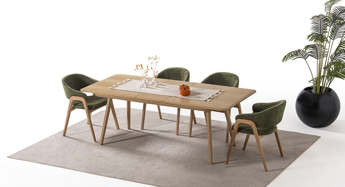 DELAMORE MEŞE MASA TAKIMI