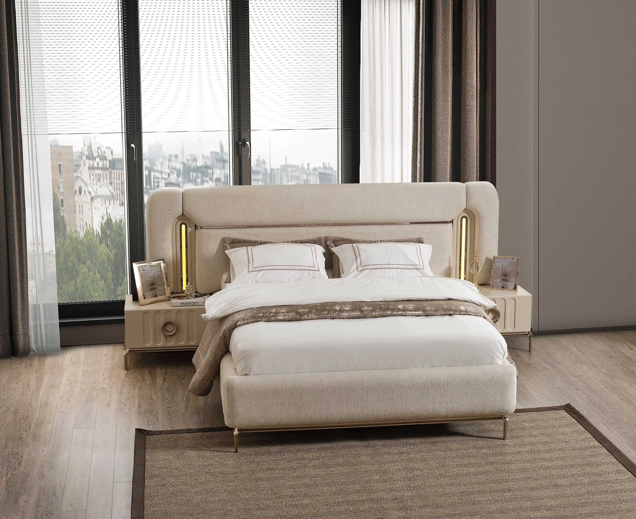 DELÜX 160*200 BAZALI KARYOLA