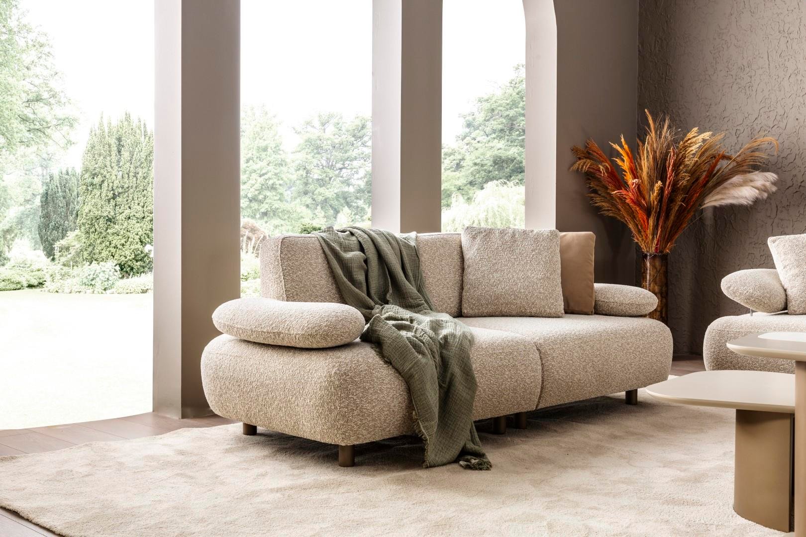 EFES KOLTUK TAKIMI (ÜÇLÜ PUF TEPSİLİ + ÜÇLÜ KOLTUK + BERJER )