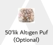 ETRO 50 LİK ALTIGEN PUF 