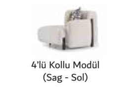 ETRO DÖRTLÜ SOL KOLLU MODÜL