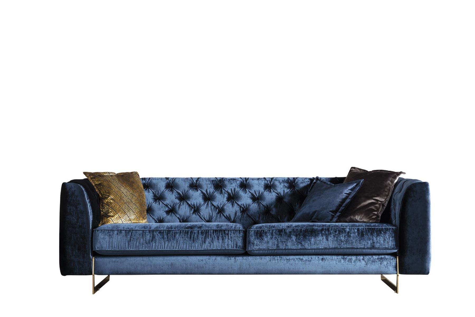 GLORİA DÖRTLÜ KAPİTONELİ KOLTUK