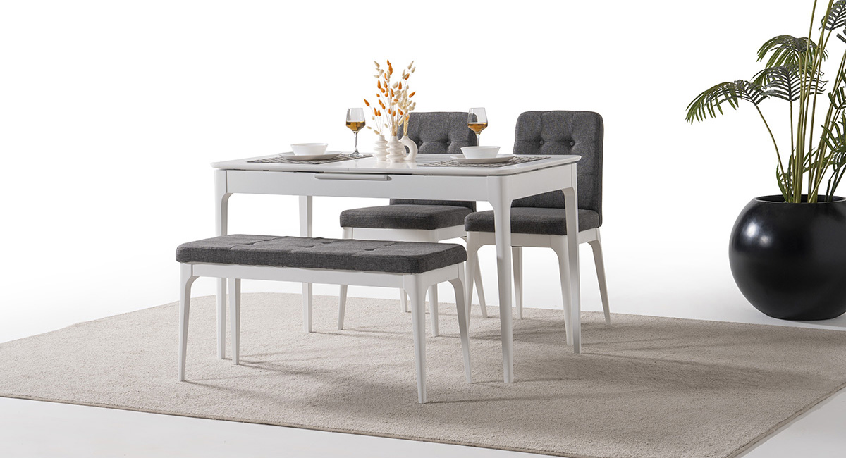 NAİROBİ  BEYAZ MASA TAKIMI