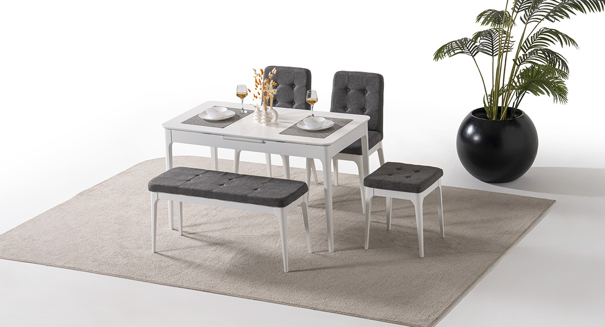 NAİROBİ  BEYAZ MASA TAKIMI