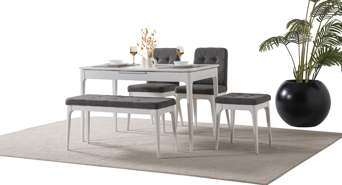 NAİROBİ  BEYAZ MASA TAKIMI