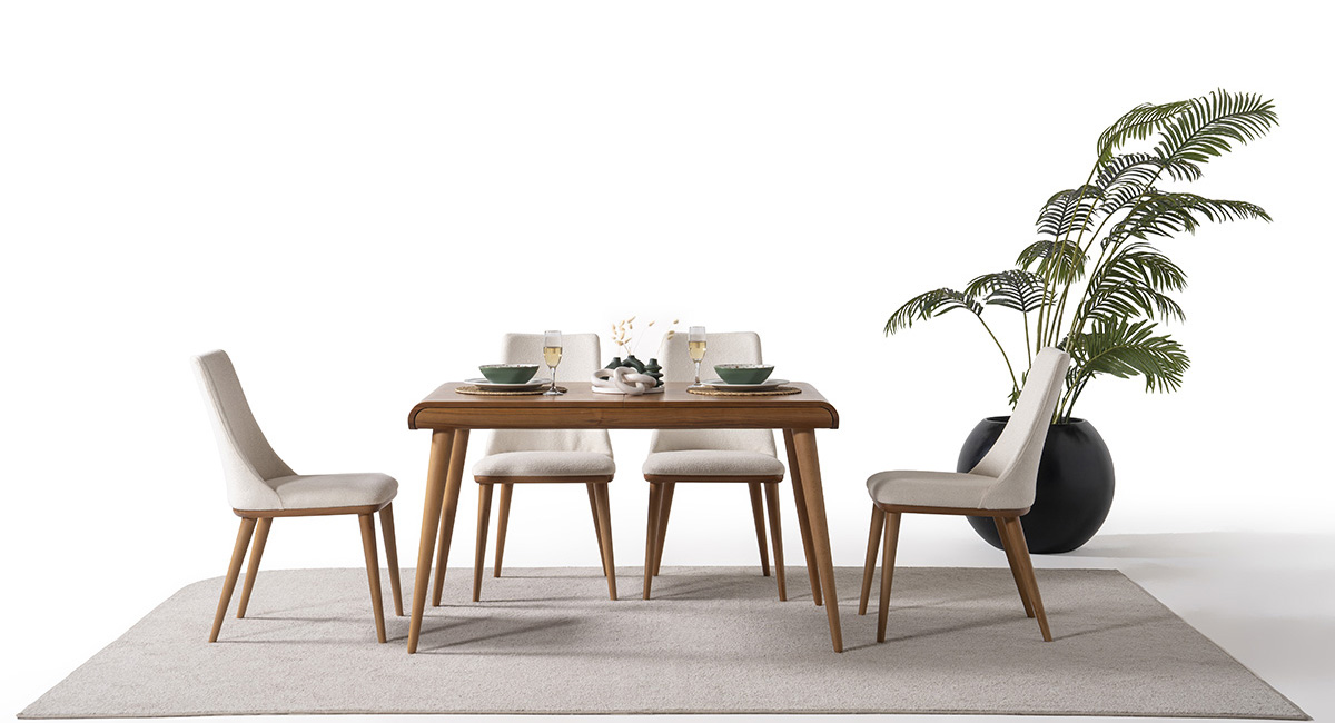 PALMA CEVİZ MASA TAKIMI