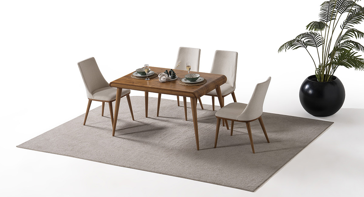 PALMA CEVİZ MASA TAKIMI