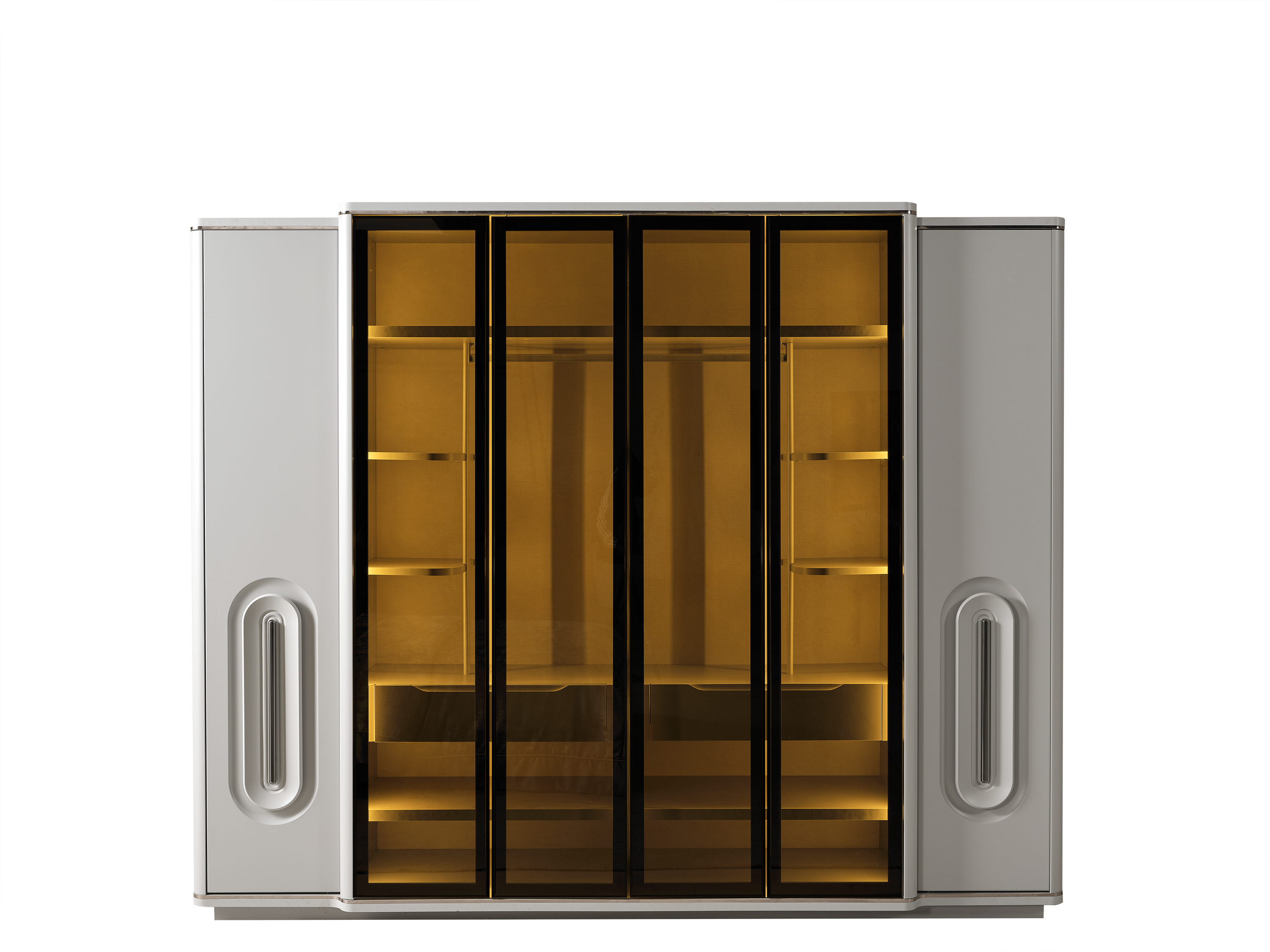 PRADA SİS GRİ YATAK ODASI TAKIMI