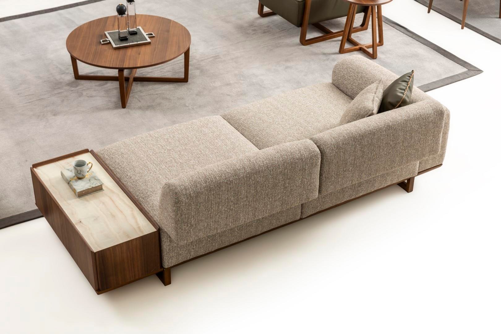 SALT ÜÇLÜ SEHPALI KOLTUK 