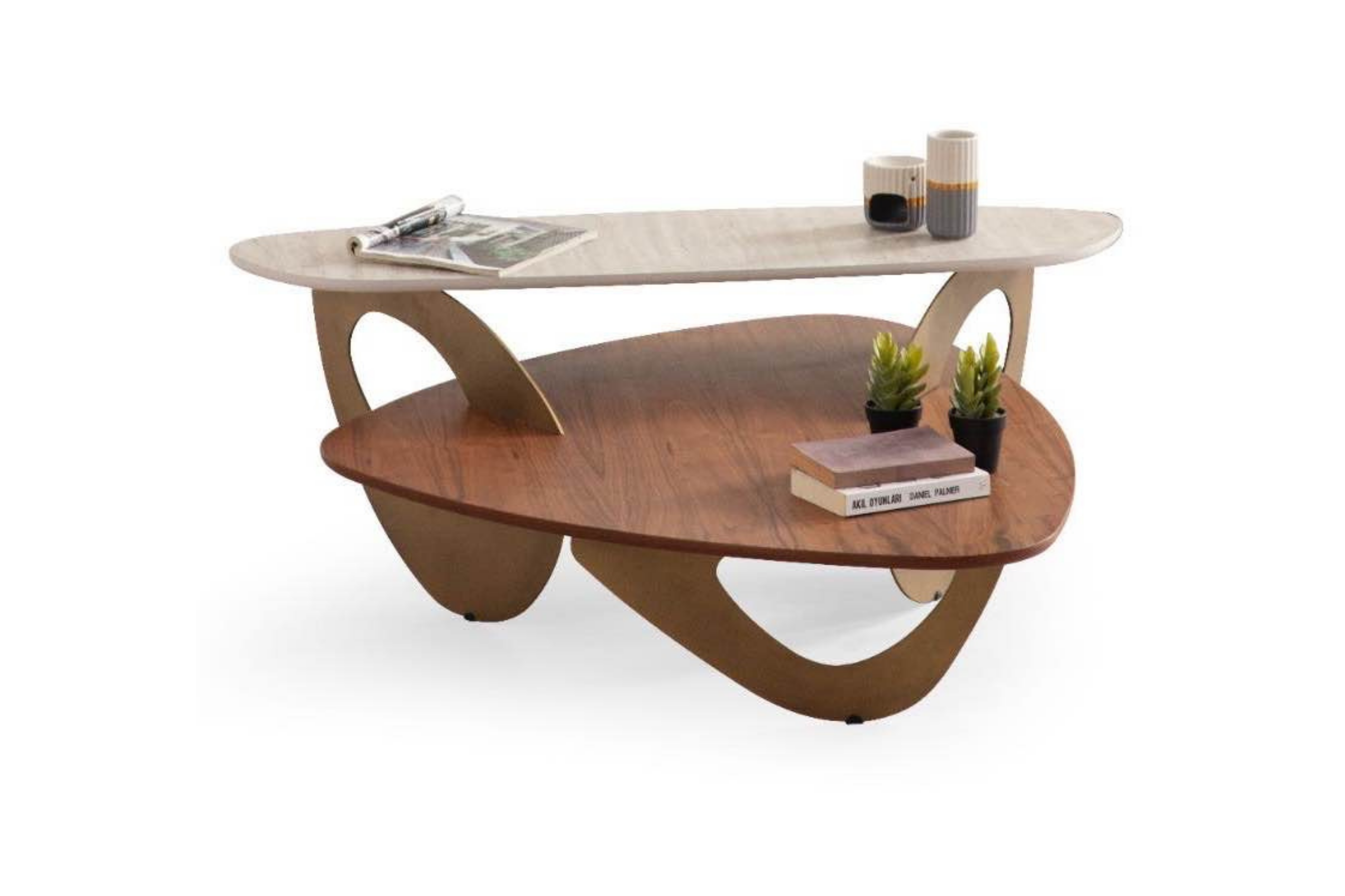 SOLİD TRAVERTİNE ORTA SEHPA