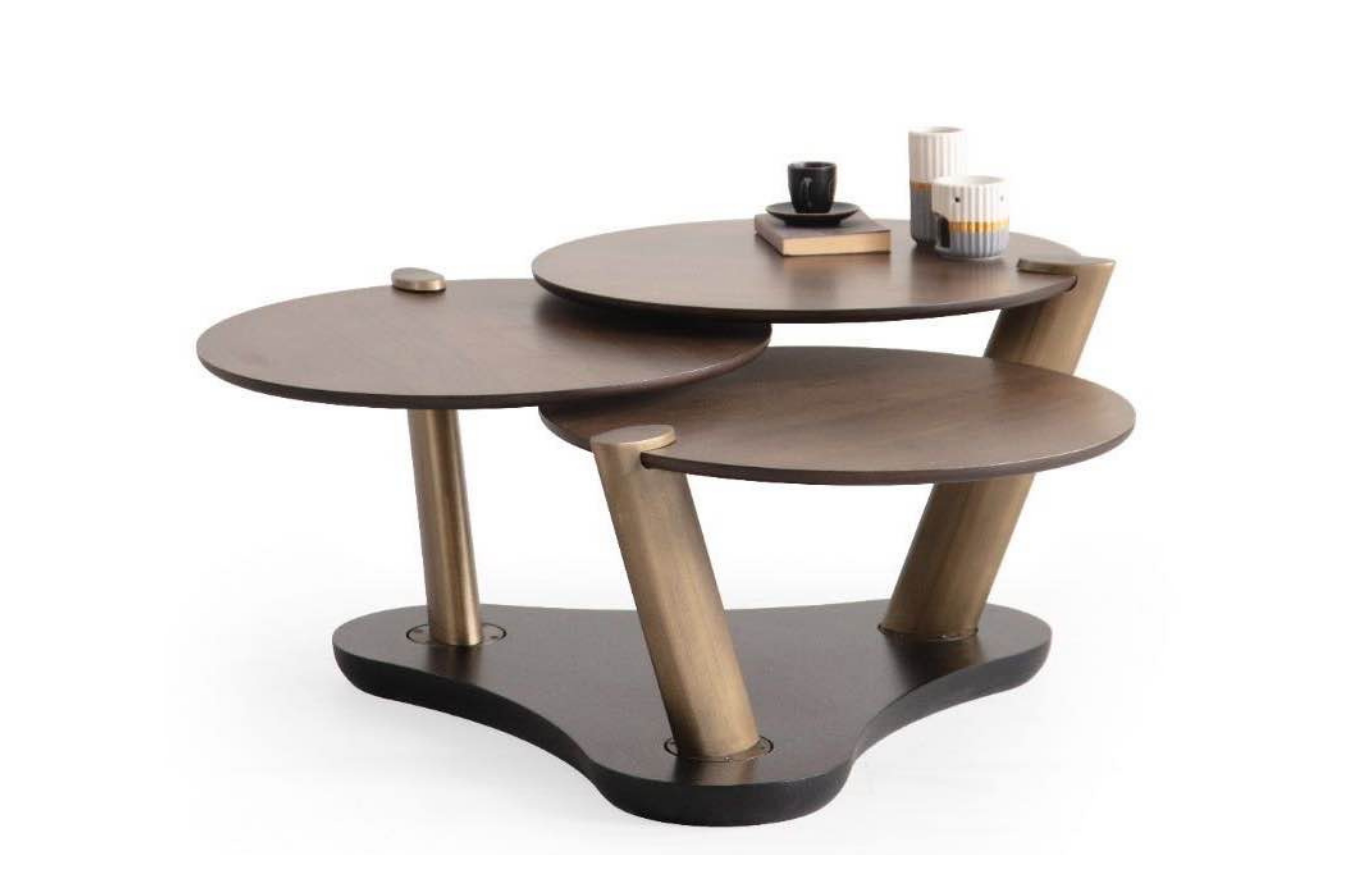 TRİO BRASS ORTA SEHPA