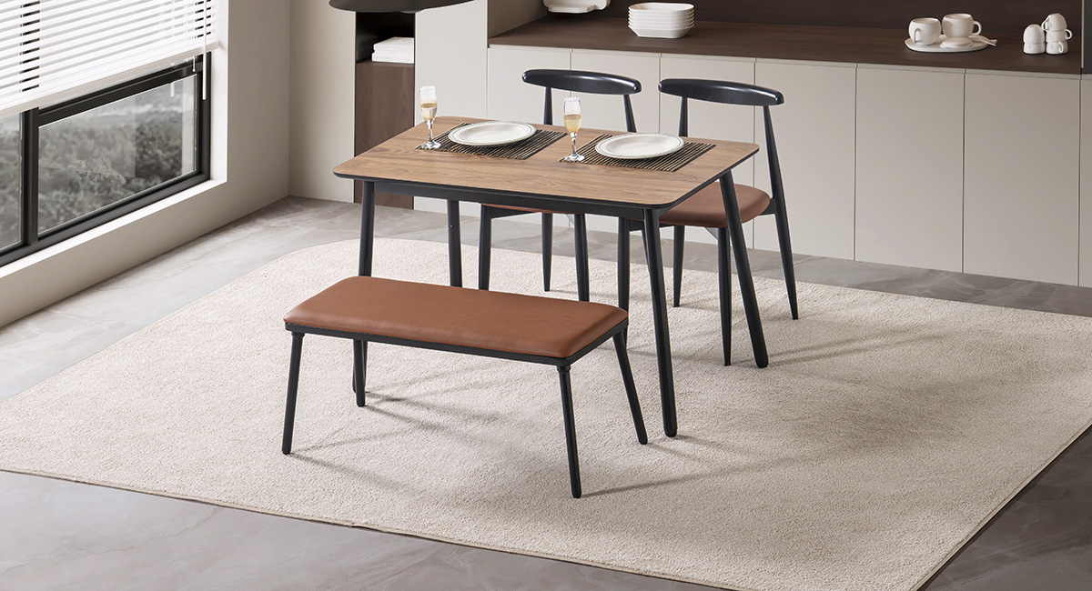 VERA SİYAH MASA TAKIMI