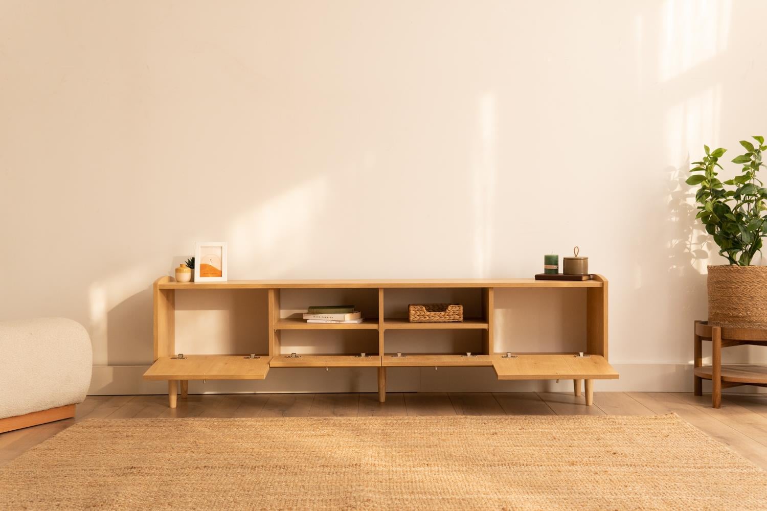 Arven 180 Cm Hazeranlı Tv Sehpası