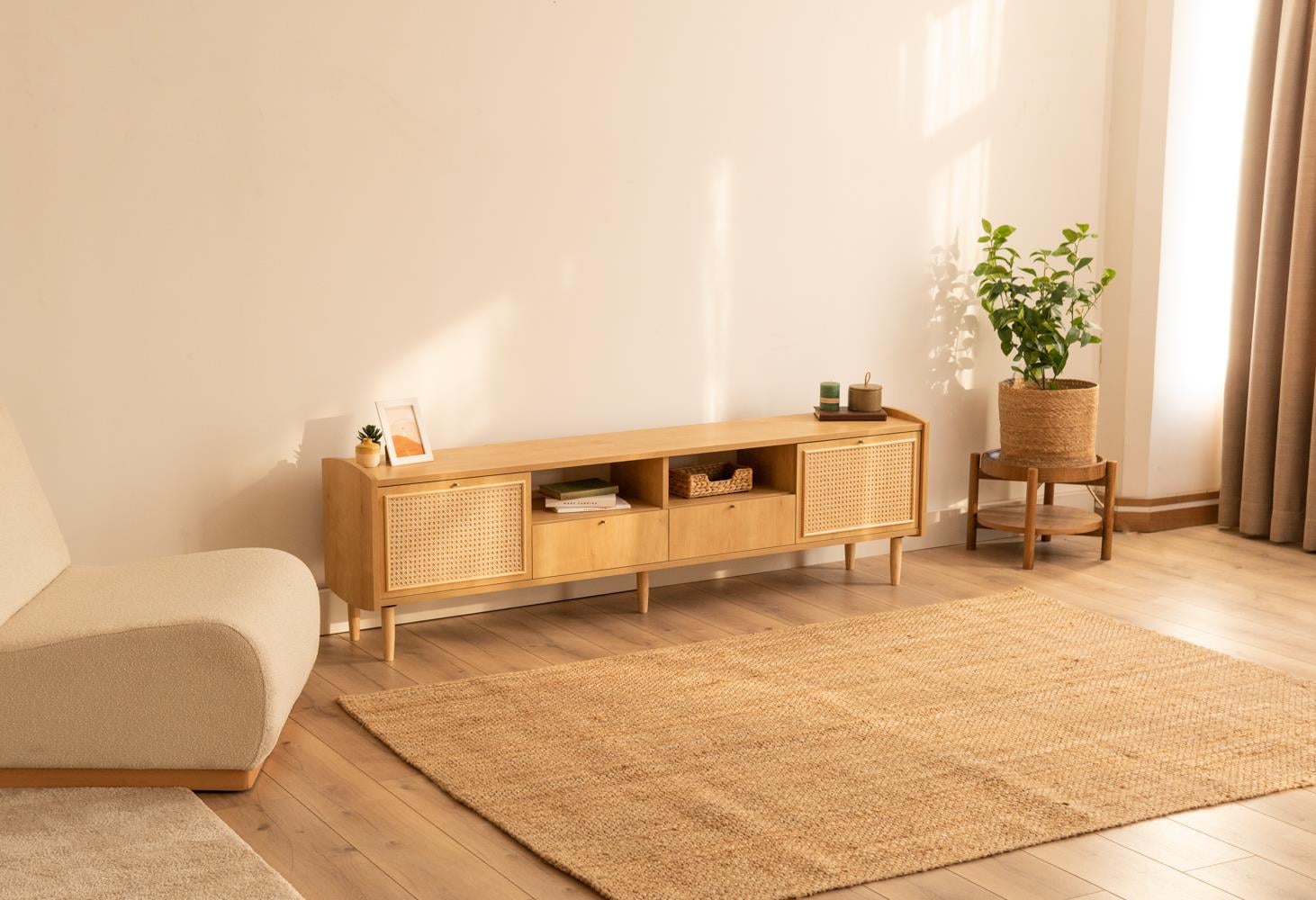 Arven 180 Cm Hazeranlı Tv Sehpası