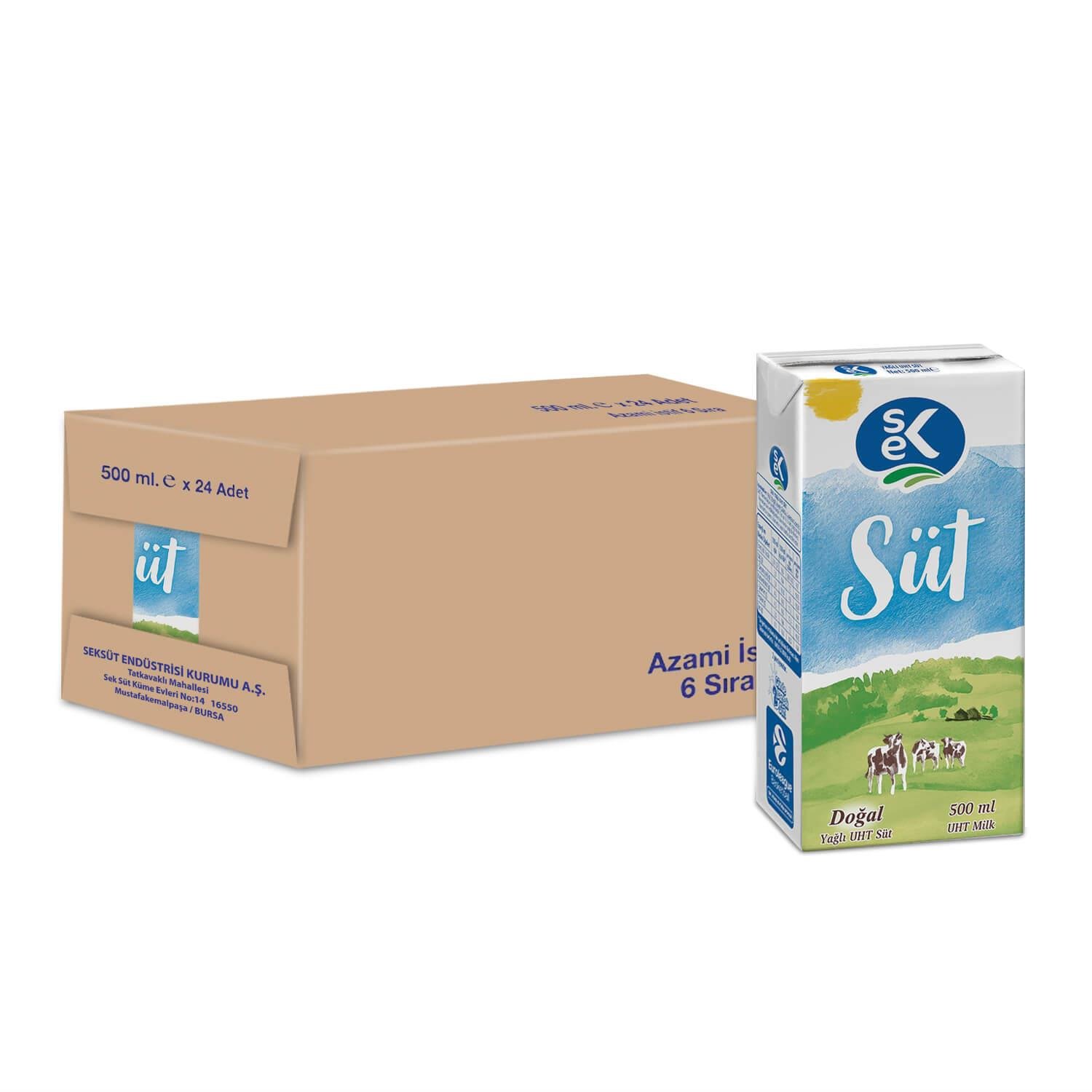 SEK %3 Yağlı Süt 500 ML X 24