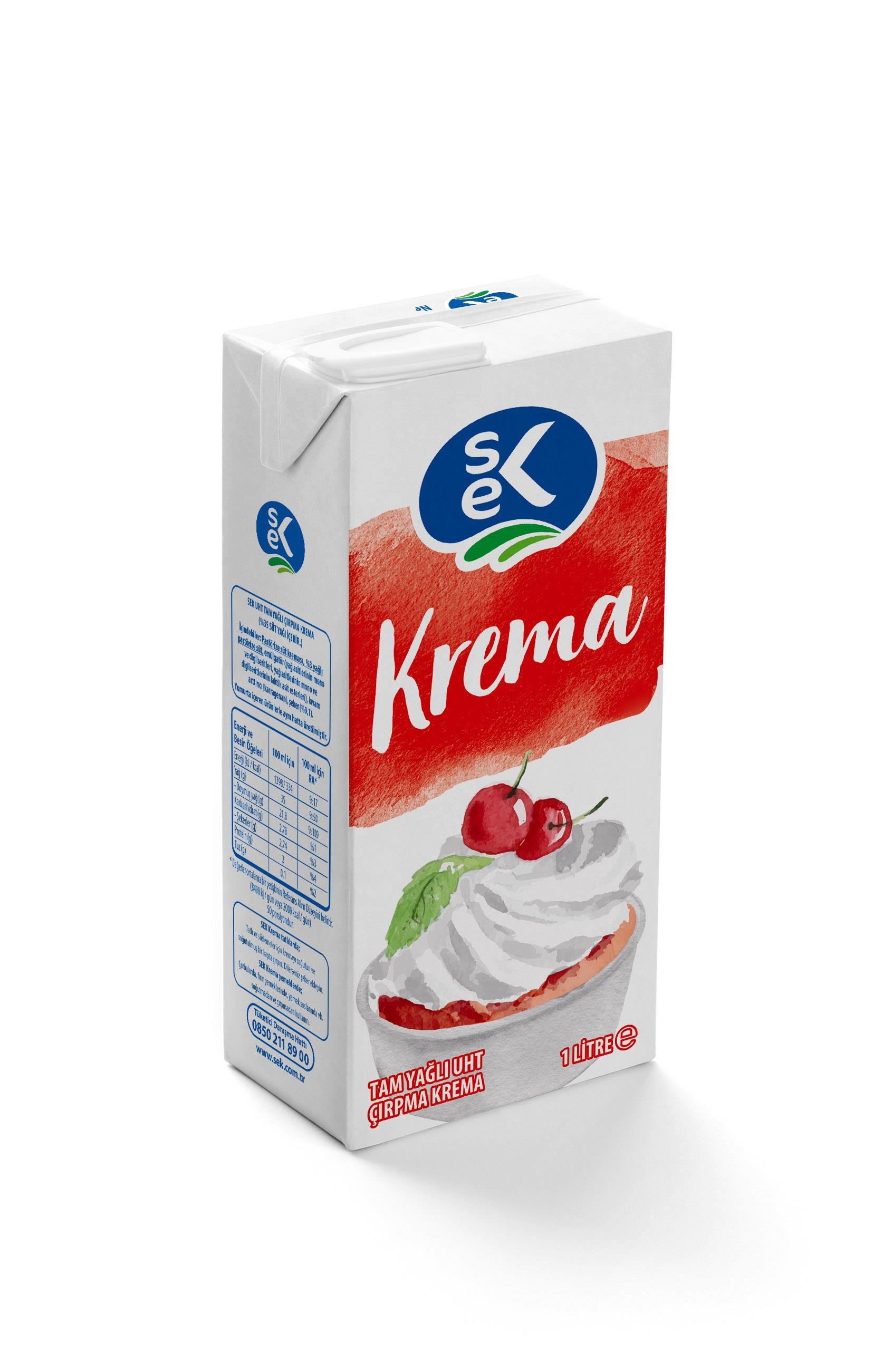 SEK %35 Yağlı Krema 1 L X 12