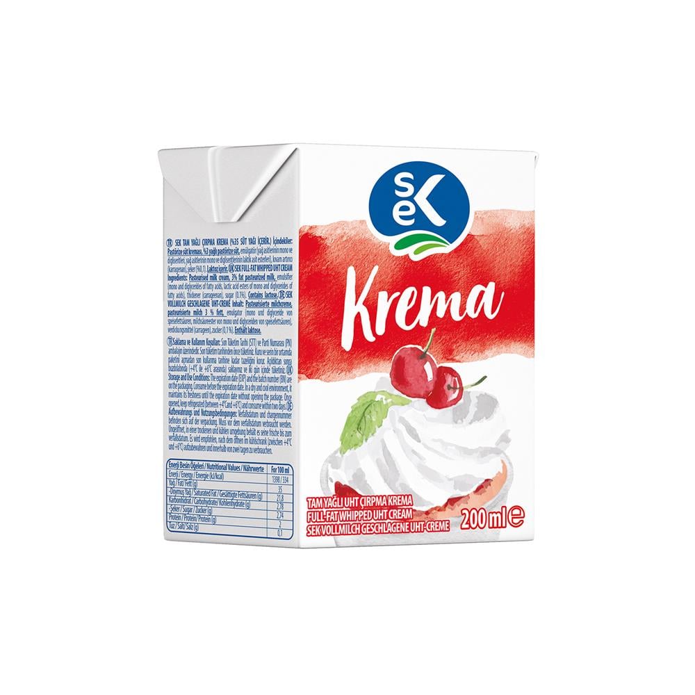 SEK % 35 Yağlı Krema 200 ML x 27