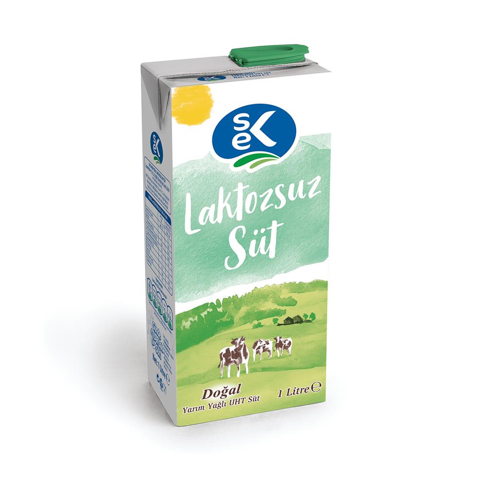 SEK Laktozsuz Süt 1 L X 12
