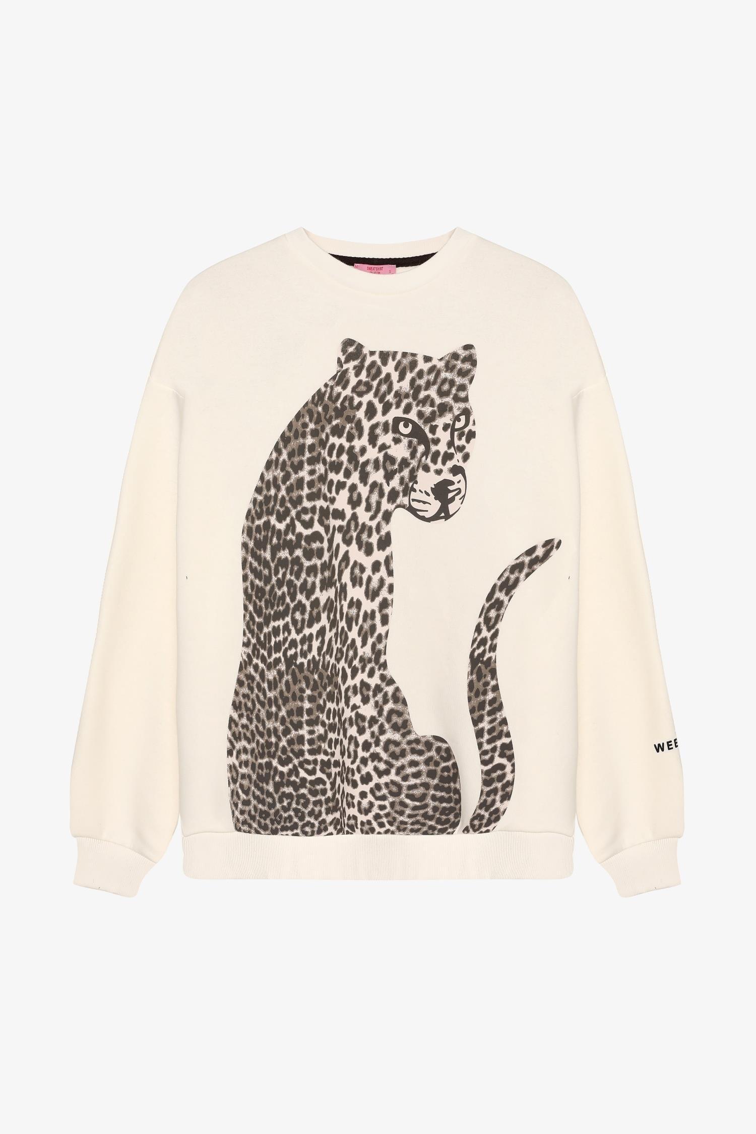 Baskı Detaylı Sweatshirt