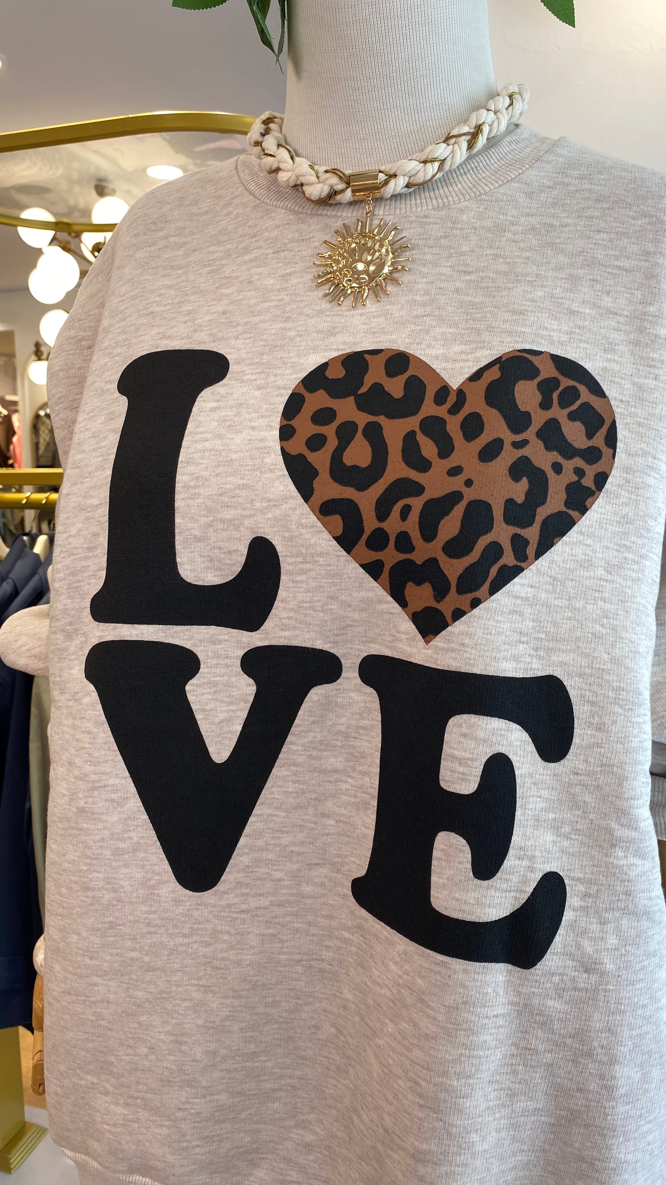 Baskı Detaylı Sweatshirt