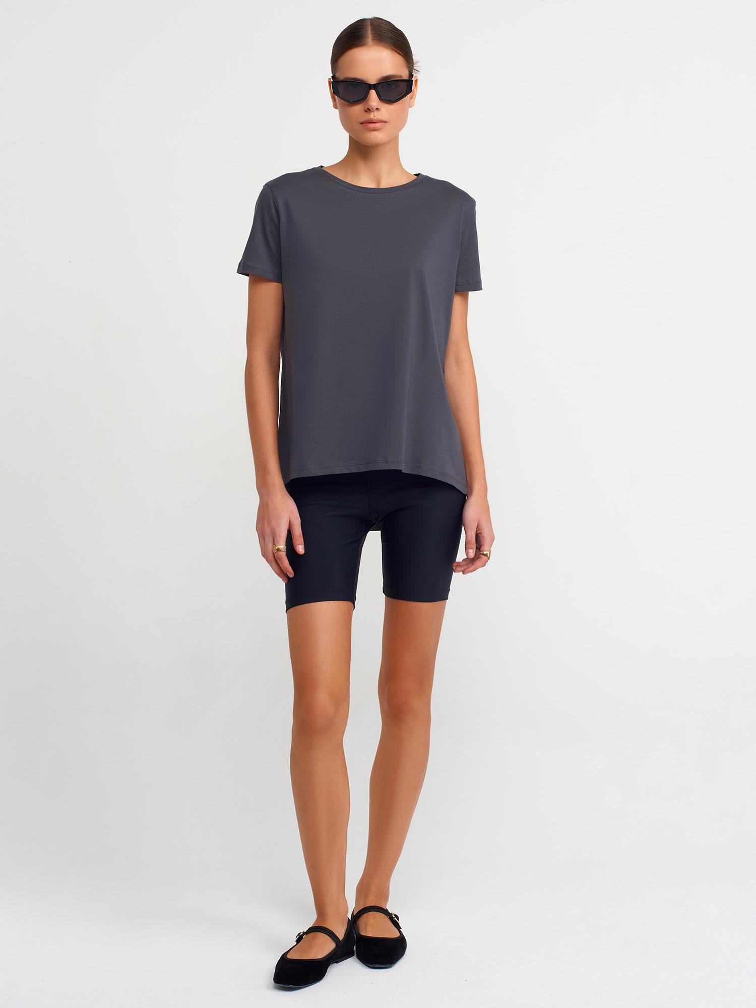Bisiklet Yaka Basic T-shırt