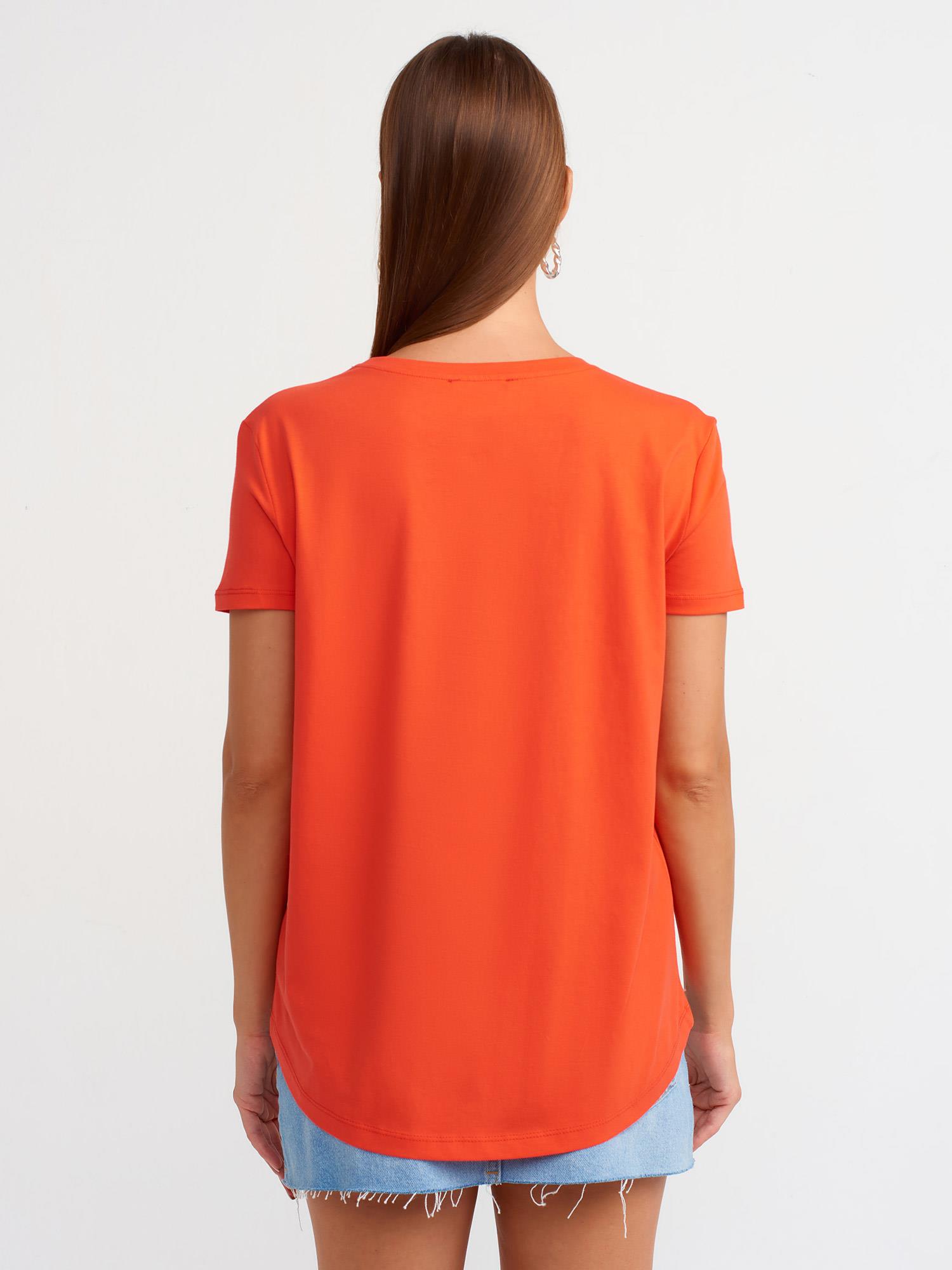 Bisiklet Yaka Basic T-shırt