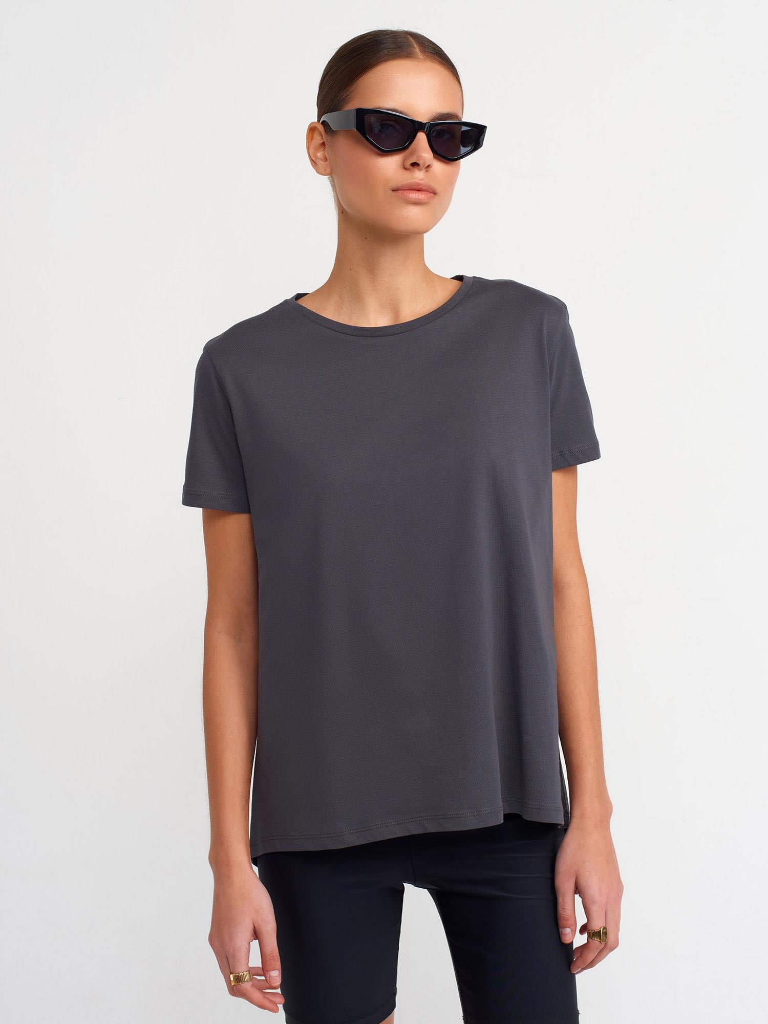 Bisiklet Yaka Basic T-shırt
