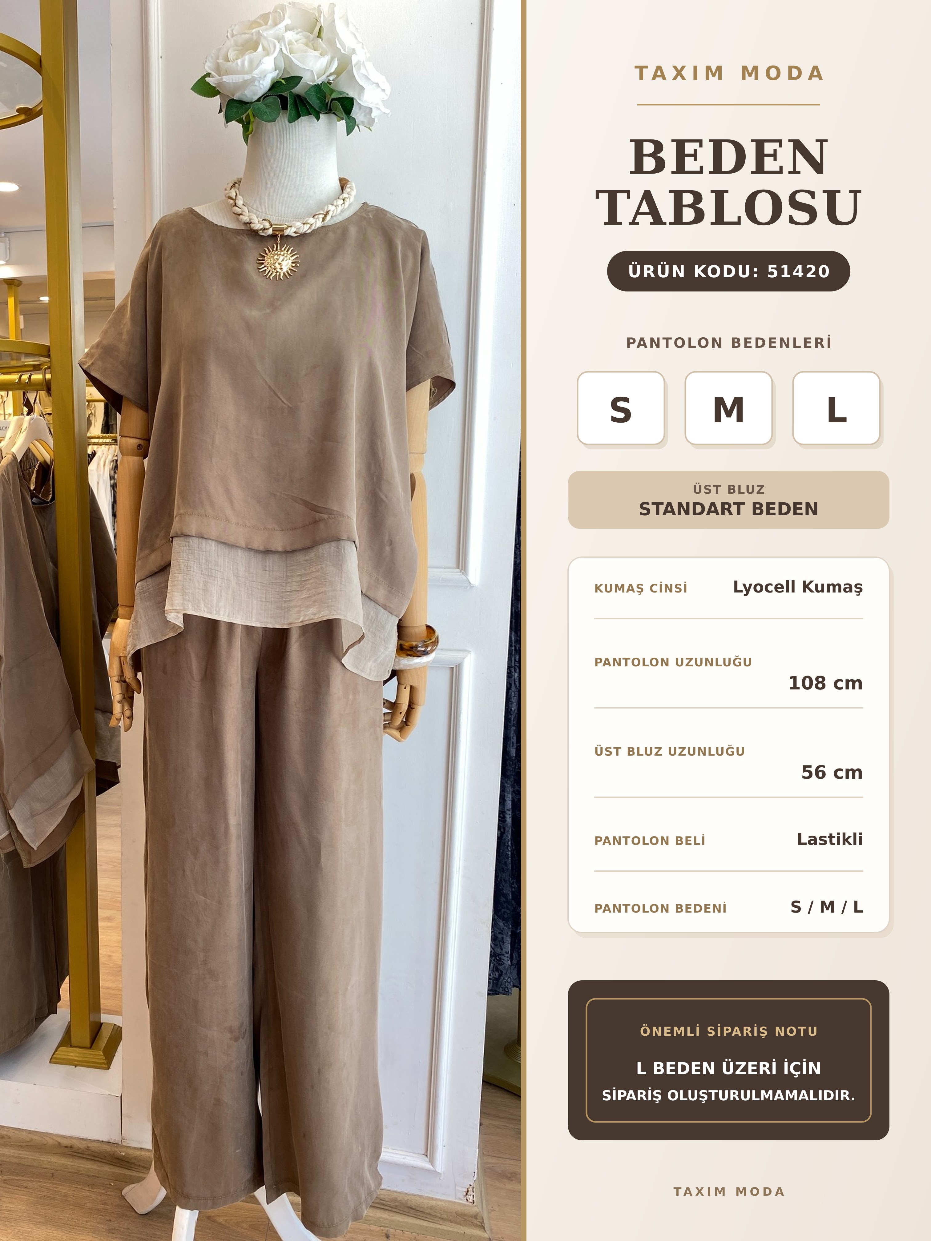 BLUZ PANTOLON TAKIM