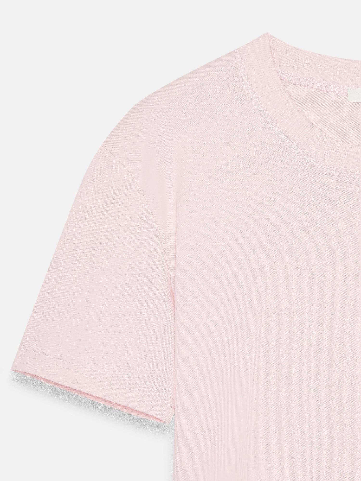 Dekoratif Dikişli Bisiklet Yaka Tshirt