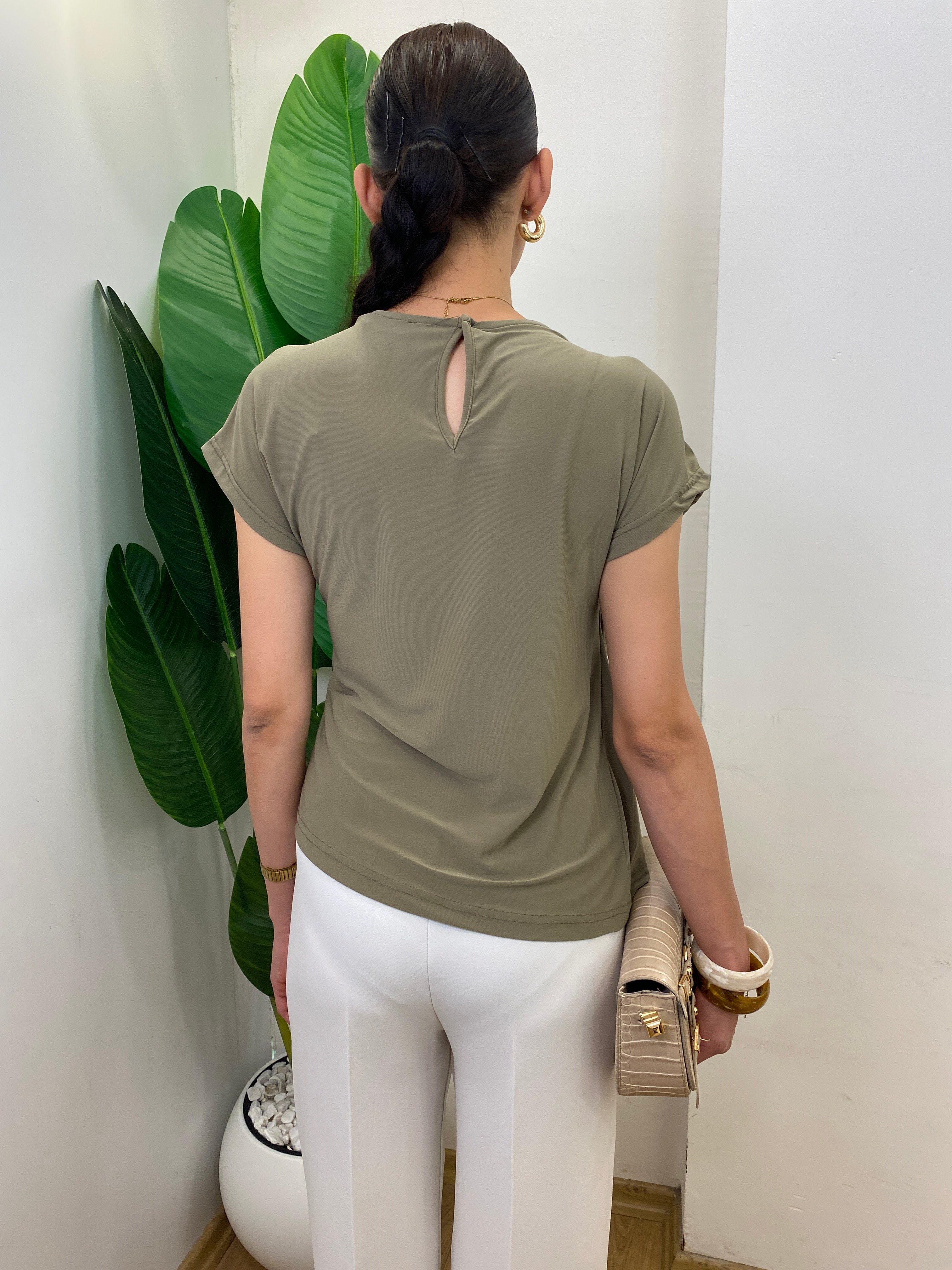 DRAPELİ BLUZ