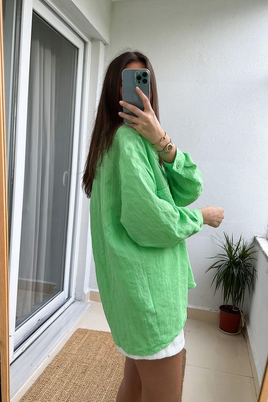 Düşük Omuz Gömlek