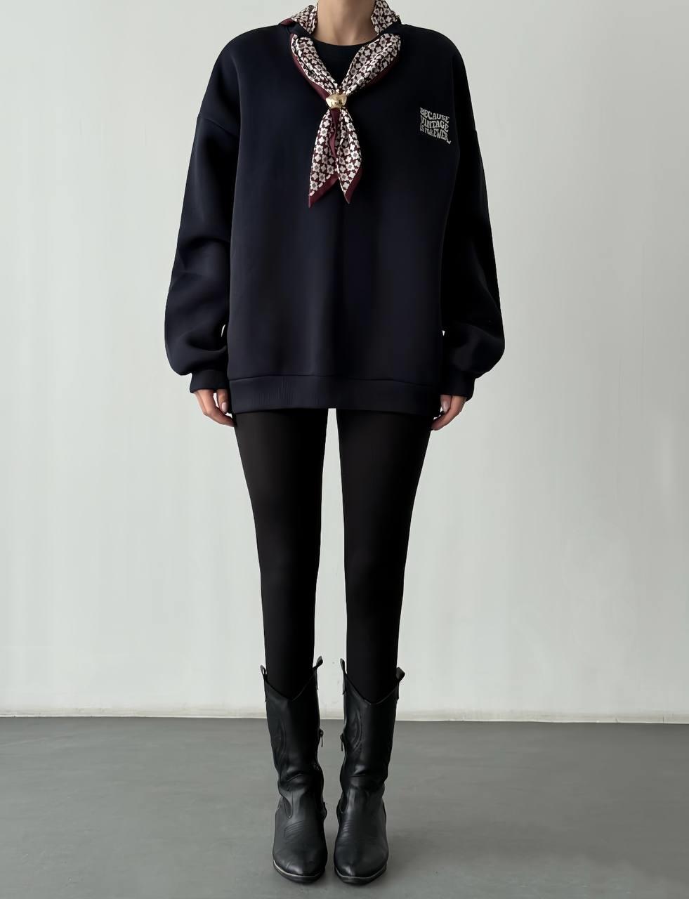 Fular Detaylı Sweatshirt