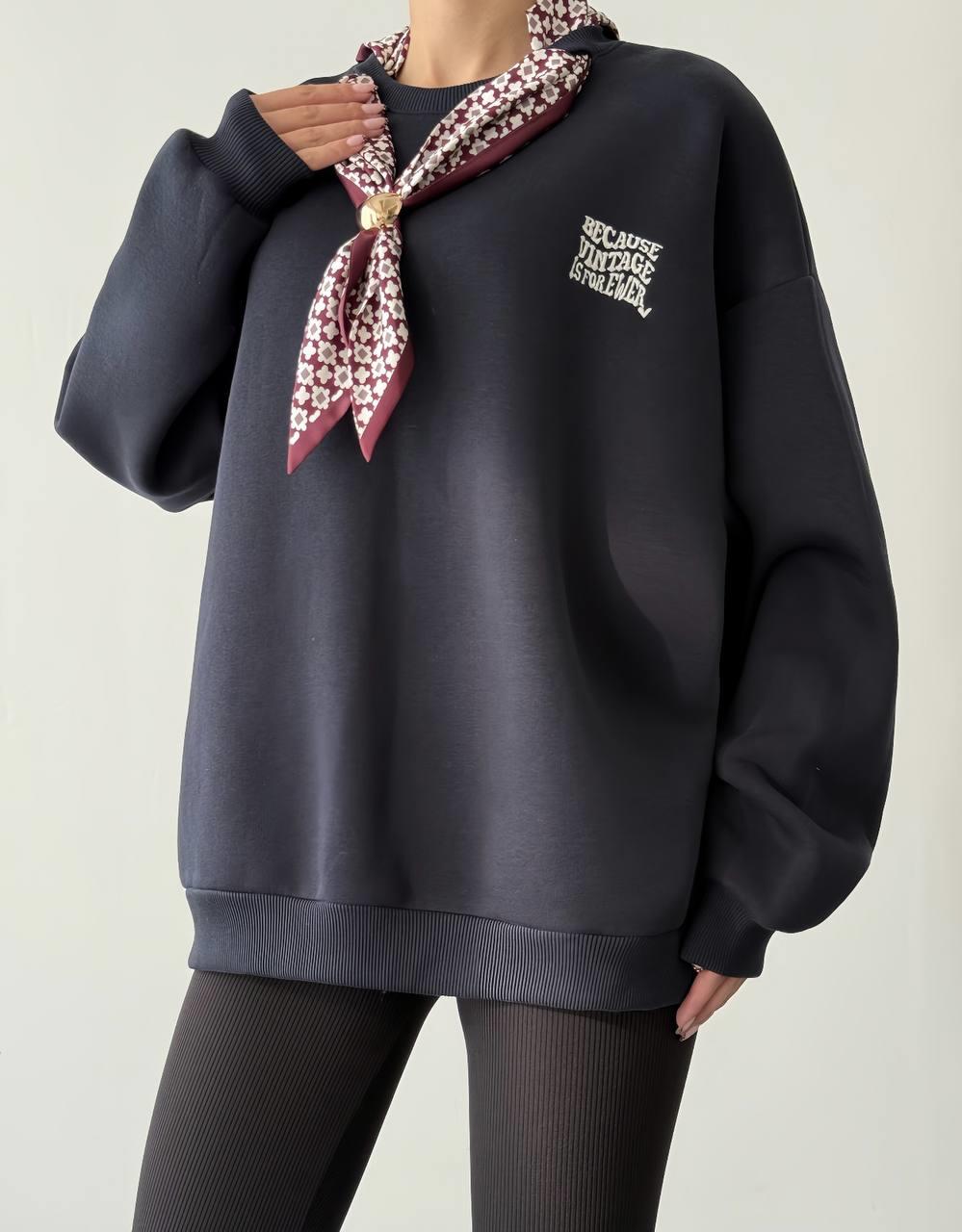 Fular Detaylı Sweatshirt