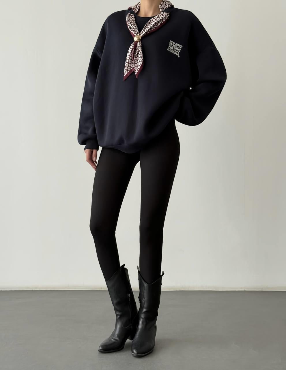 Fular Detaylı Sweatshirt