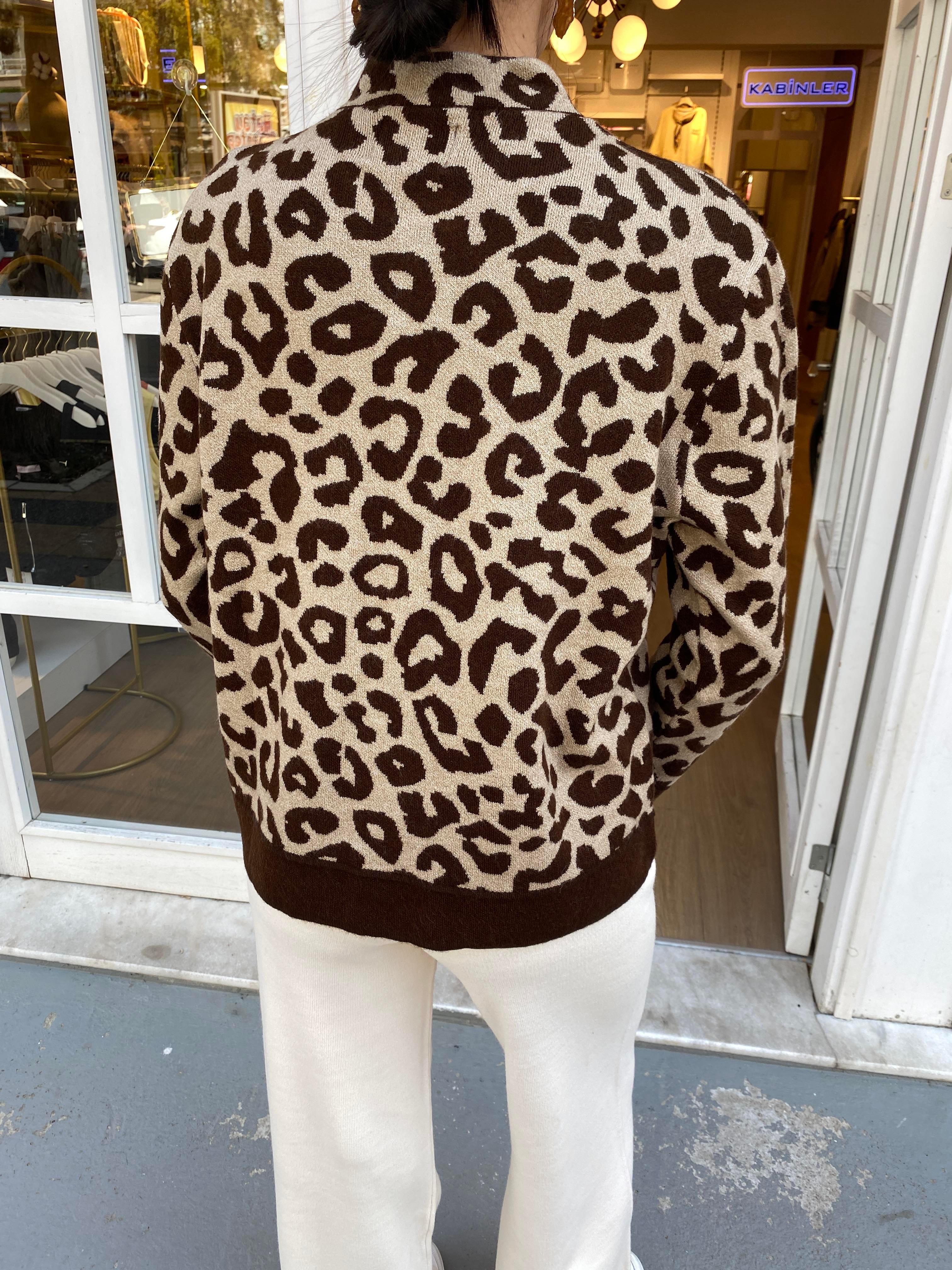 GENİŞ PATLI LEOPAR HIRKA