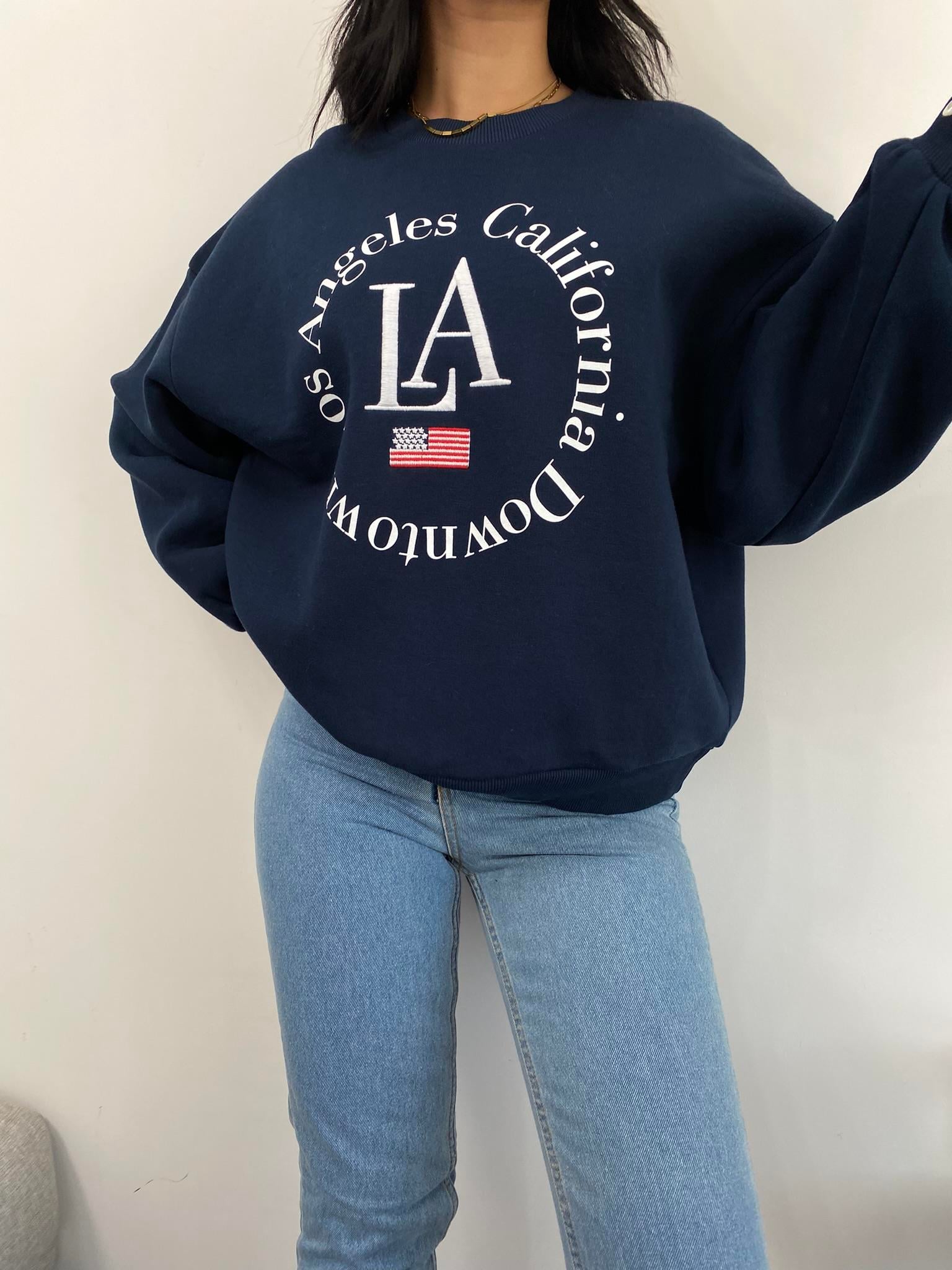 İçi Şardonlu California Baskılı Sweatshirt