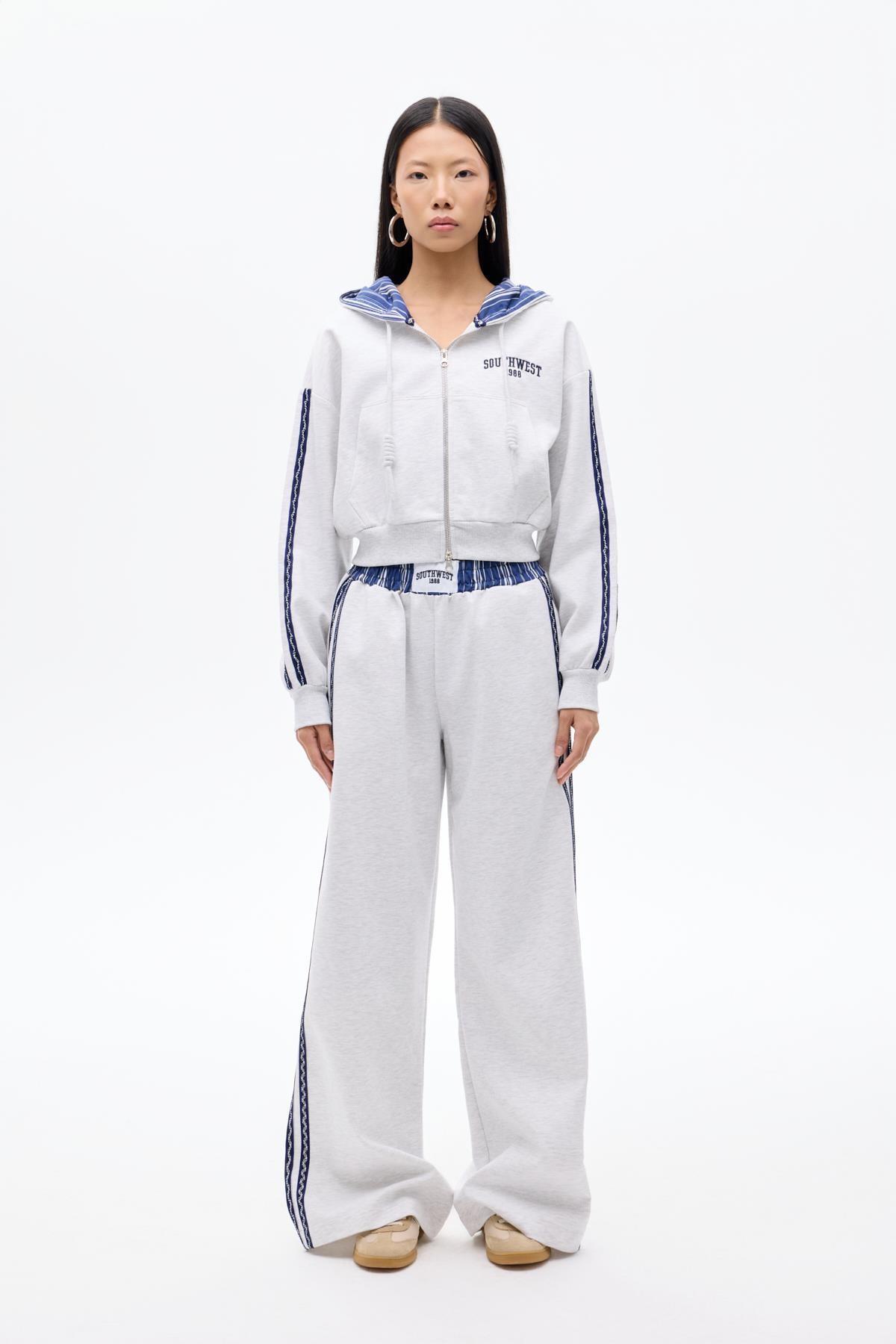 Kumaş Matchli Sweatshirt