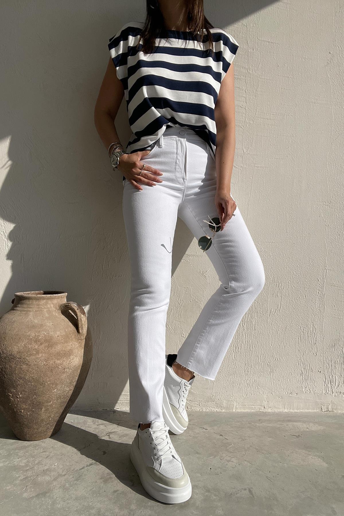 TOPSHOP BOY FİT KESİK PAÇA  JEAN