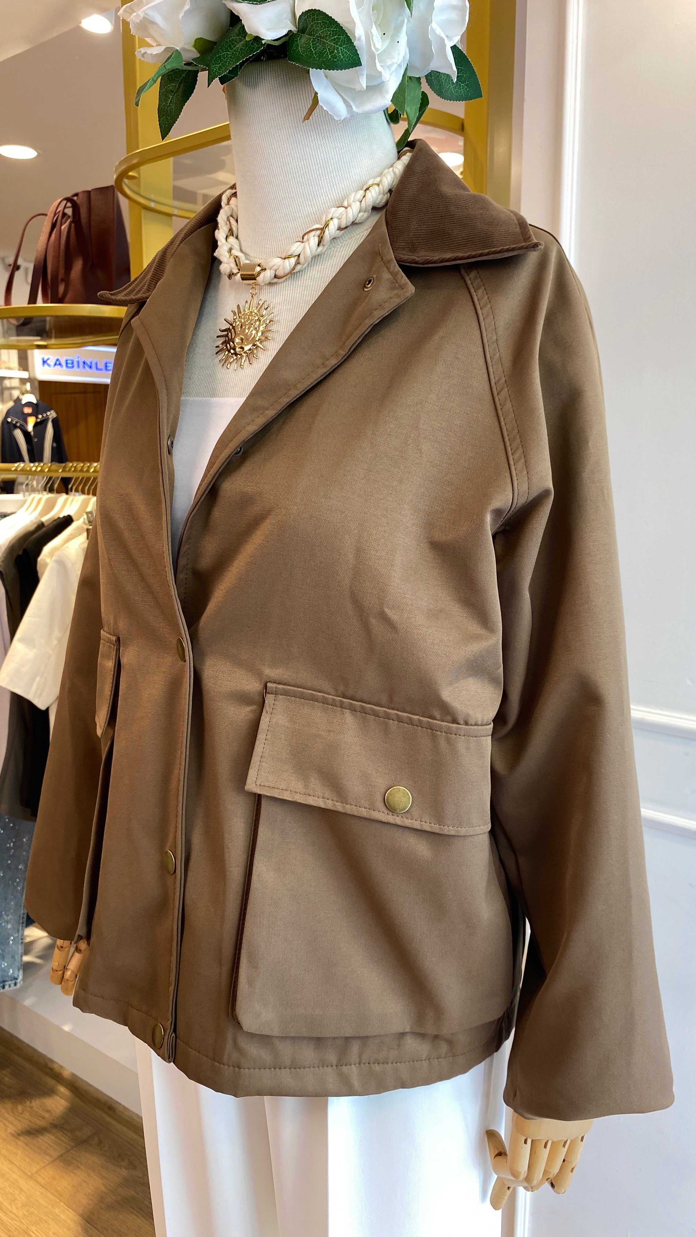 YAKASI DETAYLI PARKA