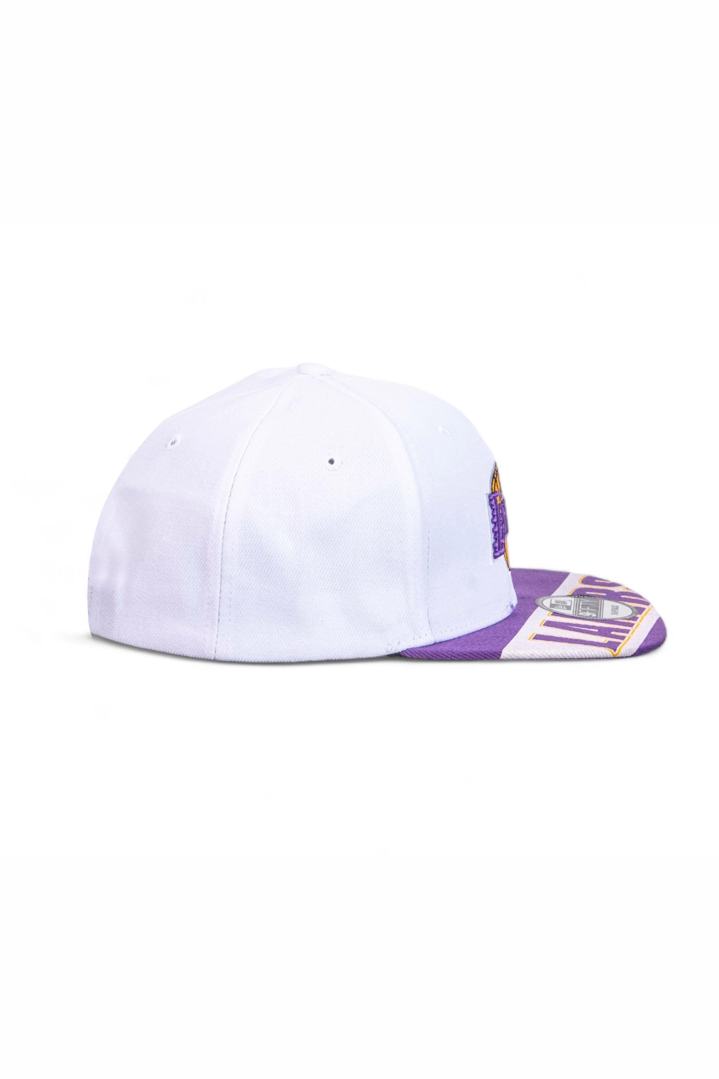 Beyaz Los Angeles Lakers Basketbol Snapback Şapka
