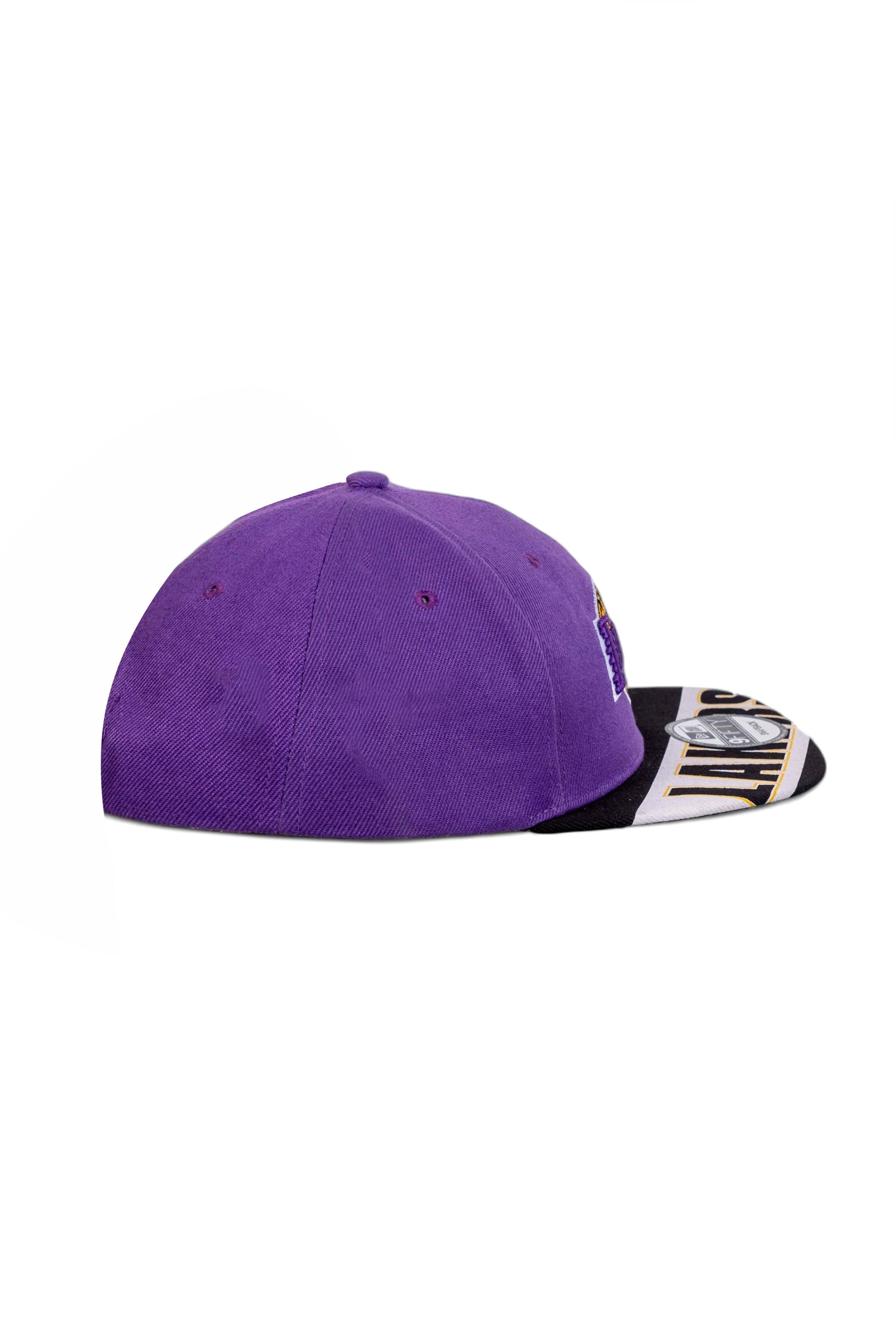 Mor Los Angeles Lakers Basketbol Snapback Şapka