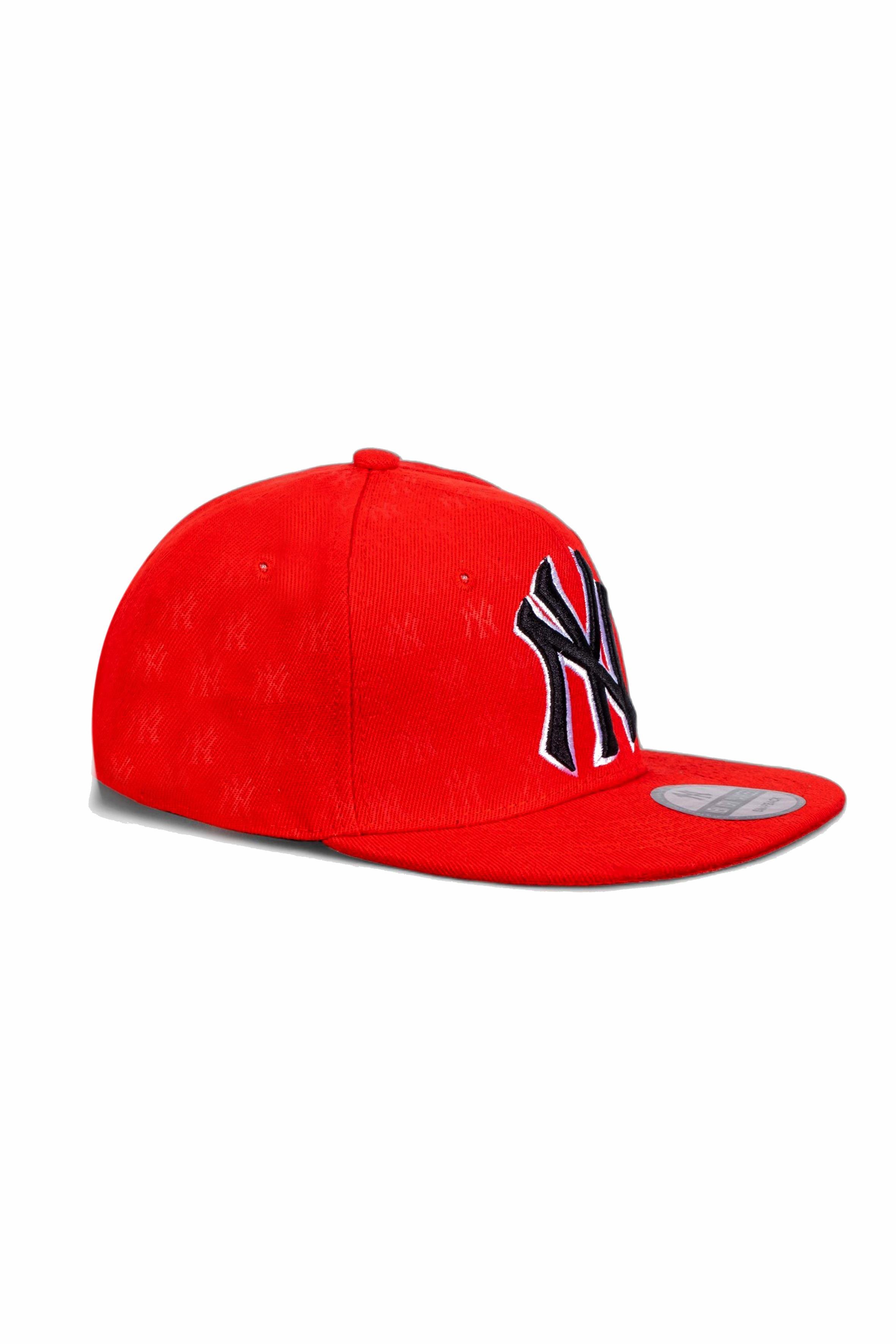New York Dijital Baskılı Unisex Kırmızı Snapback Şapka